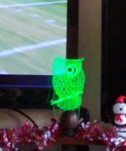 Elstey Owl 3D Illusion Lamp, 7 Color Changing Touch Table Desk LED Night Light Great Kids Gifts Home Decoration 24 A1n5N8juJL