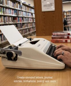 Nadex Pioneer Manual Typewriter,Durable Travel Case Included, Ivory 15 A1nJucEUYyL