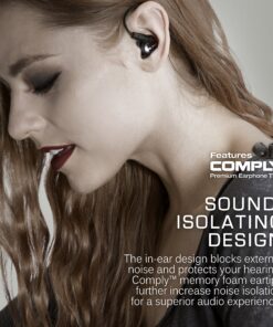 MEE audio Universal-Fit Noise-Isolating Musician's in-Ear Monitors with Detachable Cables (Smoke) (Model: M6PRO 1st Generation) (Discontinued) Black (Smoke) 17 A1ncWNgh8jL