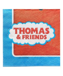 Alternative view of Multicolor Thomas All Aboard Luncheon Napkins ( 6.5" x 6.5" ) - Pack Of 16, Premium Quality & Eye-catching Design - Perfect For Themed Parties & Events Multicolor