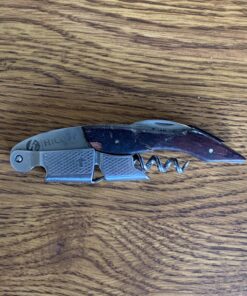 Hicoup Wine Opener - Professional Corkscrews for Wine Bottles w/Foil Cutter and Cap Remover - Manual Wine Key for Servers, Waiters, Bartenders and Home Use - Classic Rosewood 42 A1nm744utfL