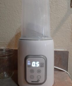 Bottle Warmer, GROWNSY 8-in-1 Fast Baby Milk Warmer with Timer for Breastmilk or Formula, Accurate Temperature Control, with Defrost, Sterili-zing, Keep, Heat Baby Food Jars Function Gray 47 A1o7hBZT4WL