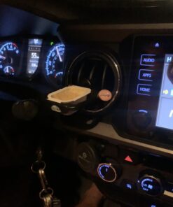 Saucemoto Dip Clip | An in-car sauce holder for ketchup and dipping sauces. As seen on Shark Tank (2 Pack, Black) 2 Pack 26 A1oDUPmkUEL