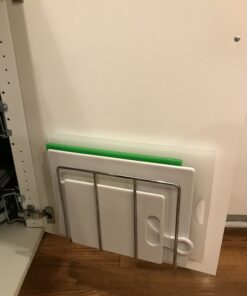 Rev-A-Shelf U-Shaped Wire Tray Divider Bakeware Cookie Sheet Organizer for Wall or Base Kitchen Cabinets for Face Opening of 3.25" Chrome, 596-10CR-52 1 Pack 51 A1oFN9h 2HL