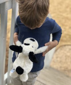 Jellycat Bashful Black and Cream Puppy Stuffed Animal, Medium, 12 inches Medium - 12" 25 A1obl QsdYL