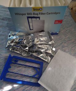 Tetra Whisper Bio-Bag Filter Cartridges For Aquariums - Unassembled BLUE Large 12 Count - Original 21 A1og46RhWgL