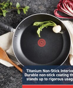 T-fal Experience Nonstick Cookware Set 12 Piece Induction Oven Safe 350F Pots and Pans, Dishwasher Safe Black 12-Piece Induction Nonstick 15 A1oybAcft0L