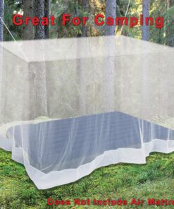 Premium Mosquito Net for Double Bed, crib, hammock or camping by Alpine Grand, Full hanging kit with extra-long strings and 8 hooks, Free Carry Bag 12 A1ptffzqRnL