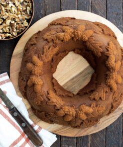 Nordic Ware Autumn Wreath Bundt Pan, Bronze, 10 cups, Silver 16 A1pu1EcdKWL