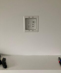 Arlington TVBU505-1 Recessed TV Box Wall Plate Kit Paintable 2-Gang, White Plastic 2 Gang 41 A1qFO9aBBBL