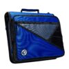 Case-it The Universal Zipper Binder - 2 Inch O-Rings - Padded Pocket that holds up to 13 Inch Laptop/Tablet - Multiple Pockets - 400 Page Capacity - Comes with Shoulder Strap - Blue LT-007 Single 12 A1qQQET1uNL