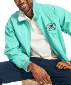 Nautica Men's Classic Short Sleeve Solid Performance Deck Polo Shirt Medium Sail Cream 7 A1qdQw46AeL