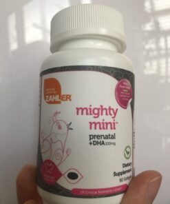 Zahler Mighty Mini Prenatal Vitamin with DHA & Folate - Certified Kosher - All Natural Prenatal Vitamins - Multivitamin for Pregnant Women - 19 Prenatal Vitamins Including Folic Acid (90 Softgels) 41 A1qrp5RLzuL