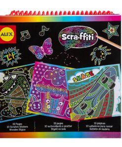 Alex So Cute Scra-ffiti Sketch Drawing Pad Kids Art Supplies 5 A1rDDxjX7KL