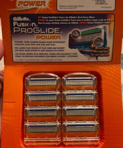 Gillette Fusion5 Power Razor Blade Refills, 8 Count, Lubrastrip for a More Comfortable Shave for Men 8ct Blade Refills 33 A1s1WiQGc4L