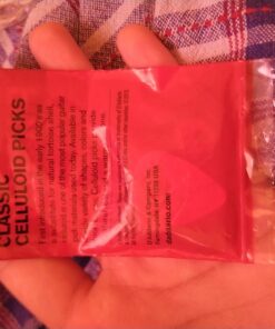 D'Addario Celluloid Guitar Picks - Guitar Accessories - Guitar Picks for Acoustic Guitar, Electric Guitar, Bass Guitar - Natural Feel, Warm Tone - Assorted, Medium 0.70mm, 10-pack 0.70mm-Medium 34 A1s5NFAYCuL