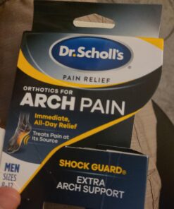 Dr. Scholl's ARCH Pain Relief Orthotics, Insoles for Men (8-12), 1 Pair Shoe Inserts 21 A1sTKqVJofL