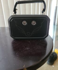 DOSS Bluetooth Speaker, Traveler Wireless Bluetooth Speaker with 20W Stereo Sound and Bold Bass, IPX6 Waterproof, Wireless Pairing, 12H Playtime, 5 Light Modes, Portable Speaker for Outdoor-Black Black 52 A1sbOUEda L