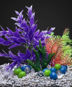 GloFish aquarium Gravel 5 Pounds, White, Complements GloFish Tanks (29022) White Frost 34 A1tJacx3azL