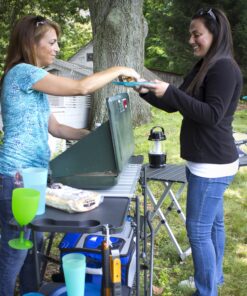 GCI Outdoor Slim-Fold Cook Station, Portable Camp Kitchen Table Pack of 1 Modern 23 A1tNxNvP4 L