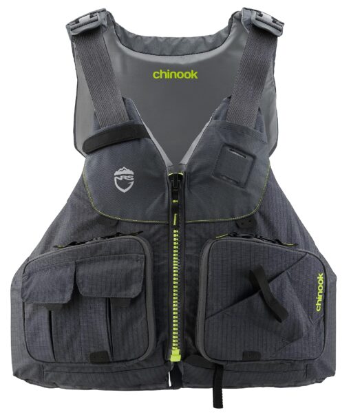 NRS Chinook Fishing Kayak Lifejacket (PFD) Charcoal Large-X-Large