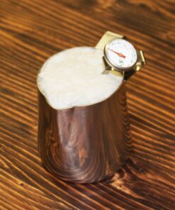 Alternative view of CucinaPrime Commercial Stainless Steel Frothing Pitcher Set with Thermometer (14 Ounce and 20 Ounce Frothing Pitchers)