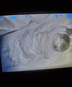 Infant Optics DXR-8 480p Video Baby Monitor, Non-WiFi Hack-Proof FHSS Connection, Interchangeable Lenses, Pan Tilt Zoom, LED Sound Bar, Night Vision, and Two-way Talk, low battery 55 A1txFnkKXuL