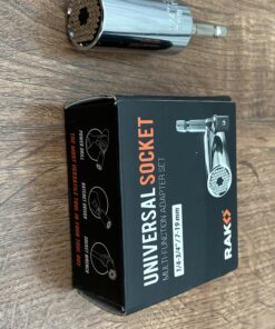 RAK Universal Socket Tool Stocking Stuffer Gifts for Men - Super Socket Gifts for Him - Adjustable Grip Socket Adapter Set for Husband, Mechanic, Handyman, Tools for Men - Christmas Gifts 2 pc set 50 A1u6OIx1HFL