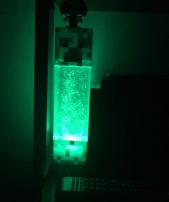 Minecraft Creeper Glitter Motion Light | 12-Inch LED Mood Light Battery Lamp 19 A1uFWihP8eL