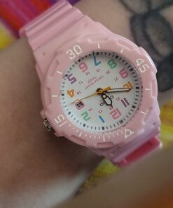 Casio Women's LRW-200H-2BVCF Stainless Steel Watch Resin Band Pink 23 A1unCUTekNL