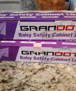 Baby Safety Cabinet Locks 12 Pack White-GRANDOTO Baby Proofing & Child Safety Cabinets Drawer Locks,DIY Easy to Install,No Tooling, Stronger Safety! 20 A1uoWA6AlXL