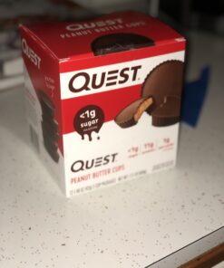 Quest Nutrition High Protein Low Carb, Gluten Free, Keto Friendly, Peanut Butter Cups, 12 Count (Pack of 1) (total- 17.76 Ounce) 41 A1uuBAA4HtL