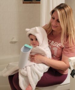 Frida Baby Control The Flow Polypropylene ABS Rinser|Bath Time Rinse Cup with Easy Grip Handle and Removable Rain Shower 41 A1uvwo4qyfL