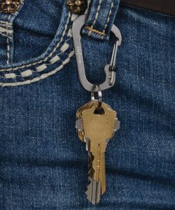 Nite Ize Locking Carabiner Clip, Black, 2 in. 14 A1v9FpneNDL