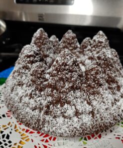 Nordic Ware Pine Forest Bundt Pan, Silver 48 A1vElMOEI L