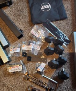 OpenWheeler GEN3 Racing Wheel Simulator Stand Cockpit Red on Black, Video Game Controller, Fits All Logitech G923, G920, Thrustmaster, Fanatec Wheels, Compatible with Xbox One, PS4, PC Platforms. 77 A1vnkofkFQL