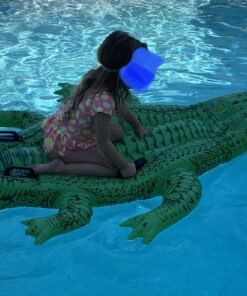 Intex Giant Gator Ride-On, 80" X 45", for Ages 3+ 24 A1vulF3jLdL