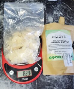 Oslove Organics Cupuacu butter -Pure and Natural 8oz Fresh, Rich and Creamy in DIY mixes | Vegan butter | Use for whipped body butters, salves, lotions & soaps. 21 A1vvLu0u5LL