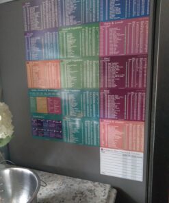 Keto Diet Cheat Sheet Fridge Magnet Charts for Diet Foods - 12 Pcs Quick Reference Guide with 228 Foods - Including PDF Ketogenic Recipes Books for Beginners Weight Loss Plan 39 A1w4lMiLMoL