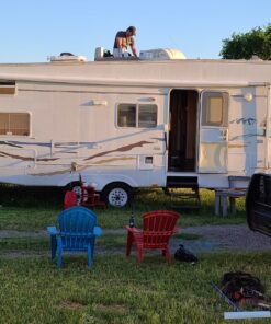 Camco RV and Trailer Refrigerator Roof Vent Cover for Dometic and Norcold Bases - Long Lasting and Durable Material, UV Stabilized (42160) Standard Packaging 49 A1wSDmd79GL