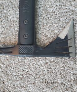 SOG Survival Hawk - Specialty Outdoor Tactical Hatchet, Fire Starter, Nail Puller, Hammer, Multi-Purpose Blade with Reflective Paracord Wrapped Handle (SK1001-CP),Black Survival Tomahawk 29 A1x2JzWOh0L