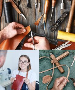 TOFL Genuine Top-Grain Leather Strap | 72 Inches Long | 1/2 Inch Wide | 1/8 Inch Thick (7-8 oz) | 1 Leather Strip for DIY Arts & Craft Projects, Clothing, Jewelry, Wrapping | Dark Brown 1/8 Inch Thick (7-8 oz) 13 A1x7gpzN0cL