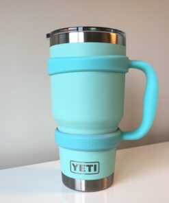 F-32 Handle - 19 COLORS - 40Oz, 30oz or 20oz size available - Compatible with 30 oz YETI and 30 oz. OZARK TRAIL Tumbler Travel Mug (30OZ, SEAFOAM BLUE) 30ozSeafoam Blue 30.0 Fluid Ounces 34 A1xFPJIydpL