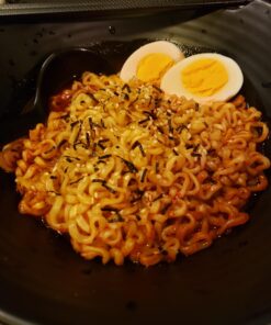 Samyang New Ramen/Spicy Chicken Roasted Noodles, 4.94 oz (Pack of 5) Carbo 5 pk 4.9 Ounce (Pack of 5) 24 A1yUwtGUqAL