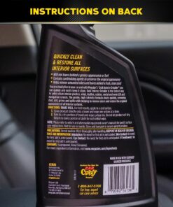 Meguiar’s Quik Interior Detailer - This Non-Greasy Formula Cleans and Protects All Interior Surfaces - Easy Cleaning and Interior Detailer - 16 Oz Quik Detailer Cleaner 26 A1yWzb95zuL