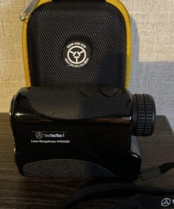 TecTecTec VPRO500 Golf Rangefinder with High-Precision, Laser Range Finder Binoculars with Pinsensor and Battery, Golf Accessories for Golfing and Hunting - Black Non-Slope 26 A1ya3c6d63L