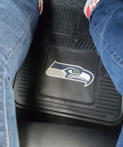 Fanmats 8904 NFL Seattle Seahawks Vinyl Heavy Duty Car Mats , 18"x27" Front 13 A1yhJoX1J6L