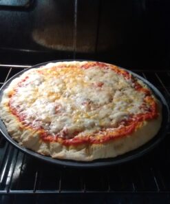 G&S Metal Products Company Nonstick ProBake Non-Stick Pizza Baking Pan, 16 inches, Charcoal 26 A1z 9SpB23L