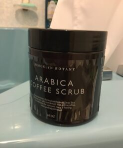 Brooklyn Botany Dead Sea Salt and Arabica Coffee Body Scrub 10 oz - Moisturizing and Exfoliating Body, Face, Hand, Foot Scrub - Fights Stretch Marks, Fine Lines, Wrinkles - Great Gifts for Women & Men 10 Ounce (Pack of 1) 33 A1z27yVd5aL