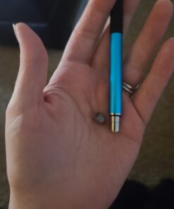 Mixoo 2-in-1 High Precision Stylus (Disc & Fiber Tips 2 in 1 Series), Extra with 3 Replaceable Tips, Compatible with Capacitive Touch Screen Devices (Blue) Blue 26 A1zQn PkHQL